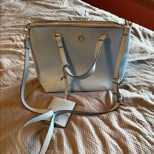 Anne Klein Light Blue Crossbody Bag